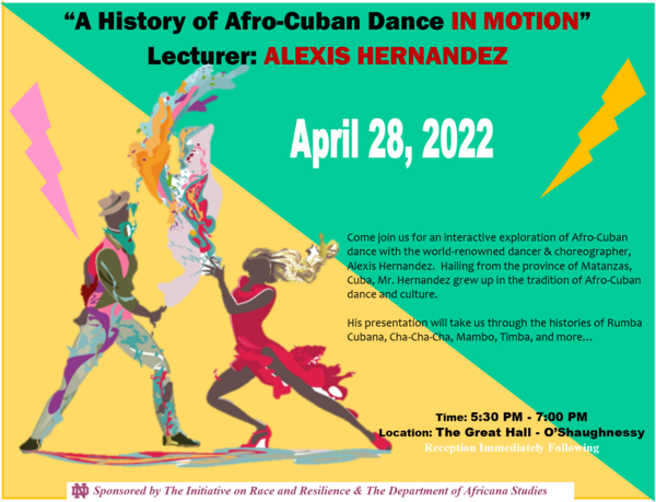 4 28 22 A History Of Afro Cuban Dance In Motion